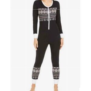 Jenni Thermal Knit Pajama Onesie M